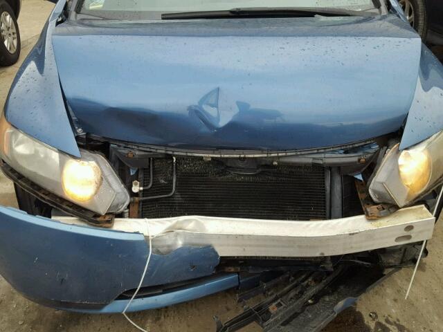 1HGFA16866L154019 - 2006 HONDA CIVIC EX BLUE photo 7