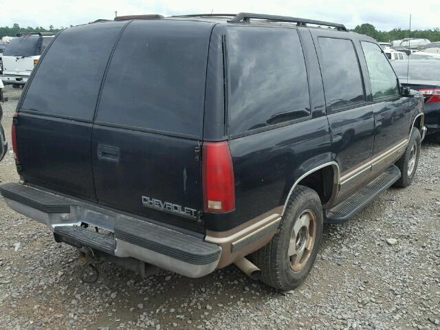 1GNEK13R4TJ330035 - 1996 CHEVROLET TAHOE BLACK photo 4