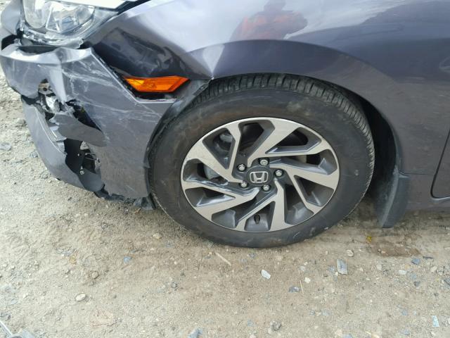 19XFC2F70GE232777 - 2016 HONDA CIVIC EX GRAY photo 9