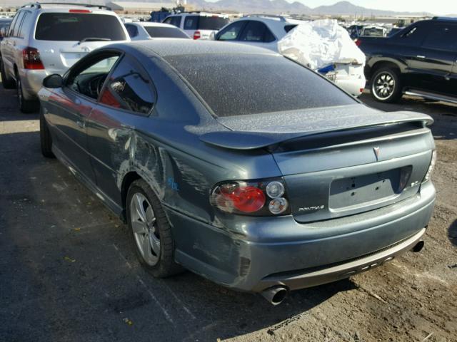 6G2VX12U16L568327 - 2006 PONTIAC GTO BLUE photo 3