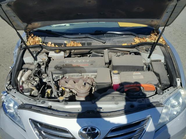 4T1BB46KX7U009824 - 2007 TOYOTA CAMRY NEW SILVER photo 7