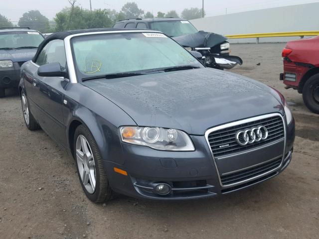 WAUDF48H07K026403 - 2007 AUDI A4 2.0T CA BLUE photo 1