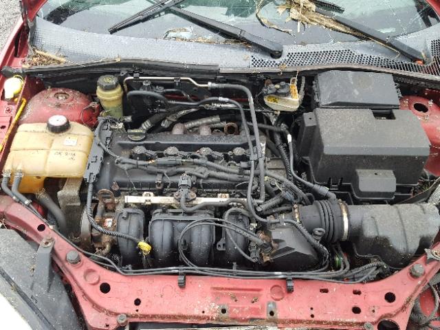 3FAFP37N85R119419 - 2005 FORD FOCUS ZX5 RED photo 7