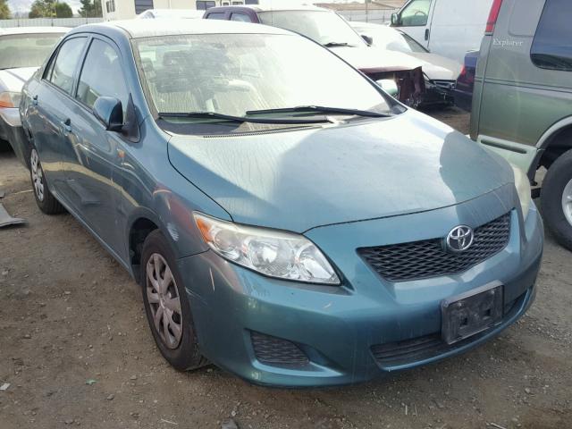 JTDBL40EX99059214 - 2009 TOYOTA COROLLA BA GREEN photo 1