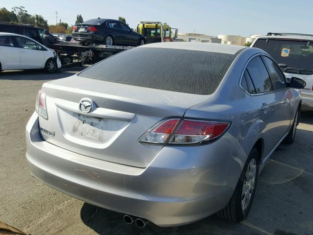 1YVHZ8BH2A5M39757 - 2010 MAZDA 6 I SILVER photo 4