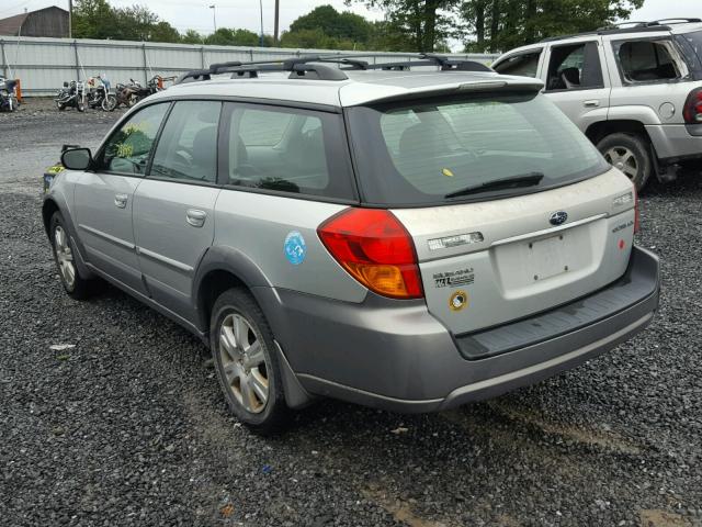 4S4BP62C357313066 - 2005 SUBARU LEGACY OUT SILVER photo 3