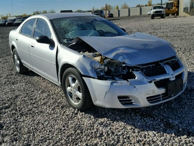 1B3EL46R95N669602 - 2005 DODGE STRATUS SX SILVER photo 1