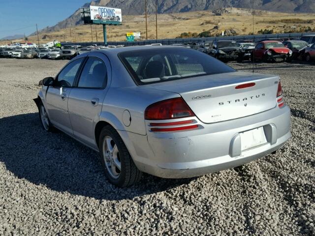 1B3EL46R95N669602 - 2005 DODGE STRATUS SX SILVER photo 3