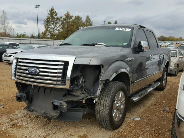 1FTEW1CM5BFD11514 - 2011 FORD F150 SUPER GRAY photo 2