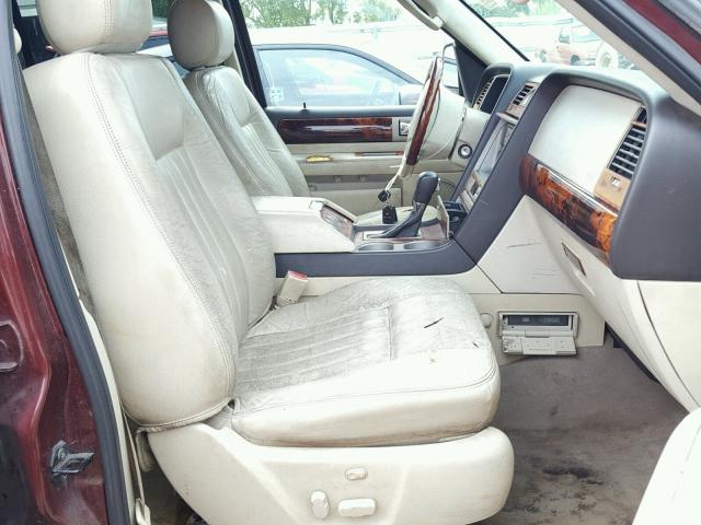 5LMFU28R43LJ18755 - 2003 LINCOLN NAVIGATOR BURGUNDY photo 5
