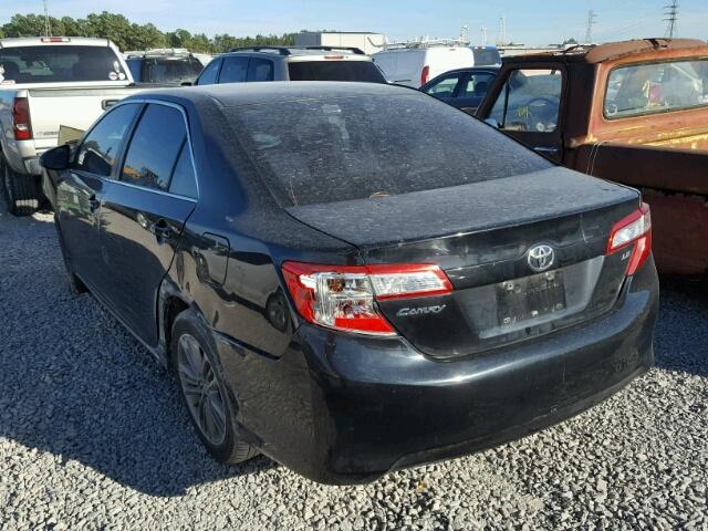 4T1BF1FK2DU244586 - 2013 TOYOTA CAMRY L BLACK photo 3