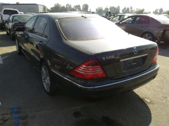 WDBNG75JX4A420066 - 2004 MERCEDES-BENZ S 500 GRAY photo 3
