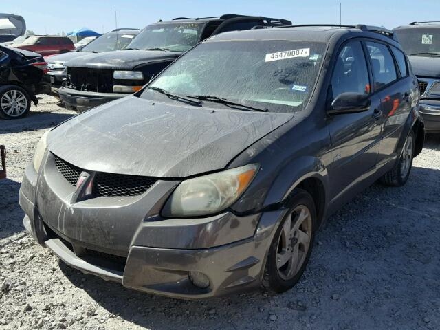 5Y2SL628X3Z442256 - 2003 PONTIAC VIBE GRAY photo 2