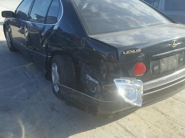 JT8BD69S030175758 - 2003 LEXUS GS 300 BLACK photo 9