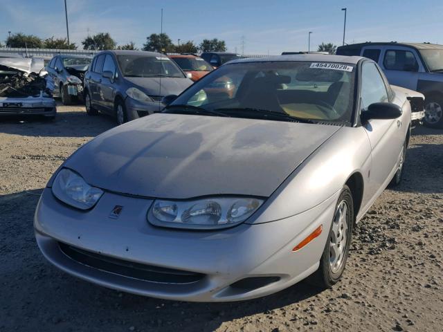 1G8ZP12871Z265128 - 2001 SATURN SC1 SILVER photo 2