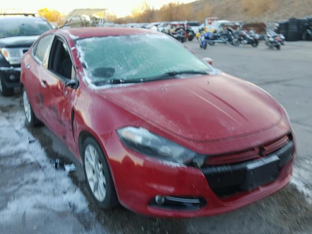 1C3CDFBHXDD648682 - 2013 DODGE DART SXT RED photo 1