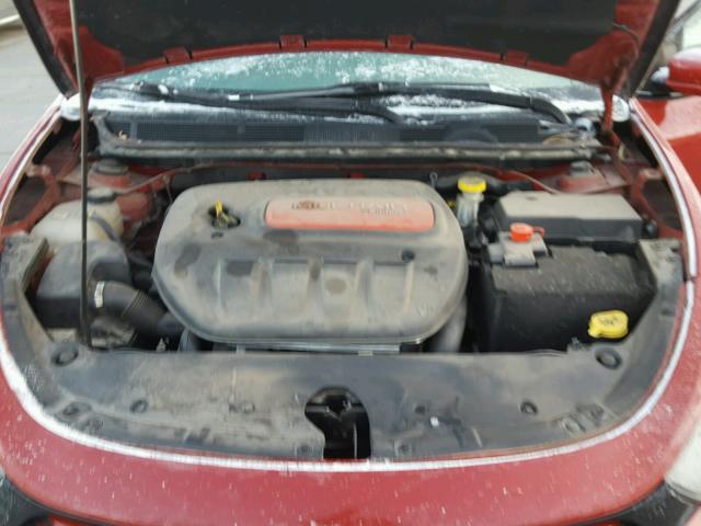 1C3CDFBHXDD648682 - 2013 DODGE DART SXT RED photo 7