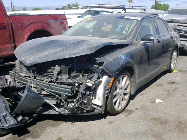 3LN6L2LU1FR603233 - 2015 LINCOLN MKZ HYBRID GREEN photo 2