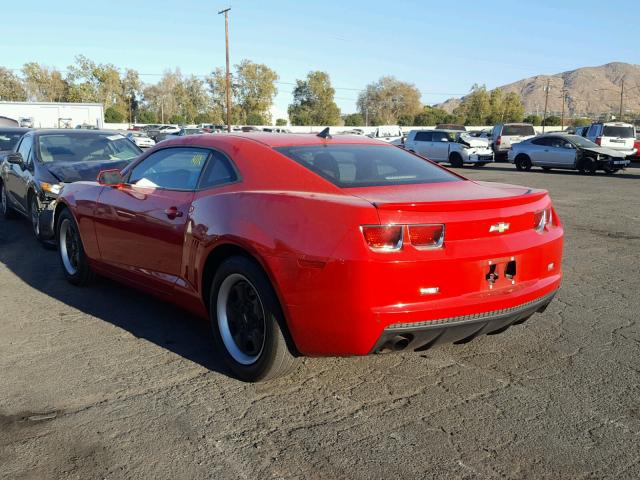 2G1FA1E32D9224357 - 2013 CHEVROLET CAMARO LS RED photo 3