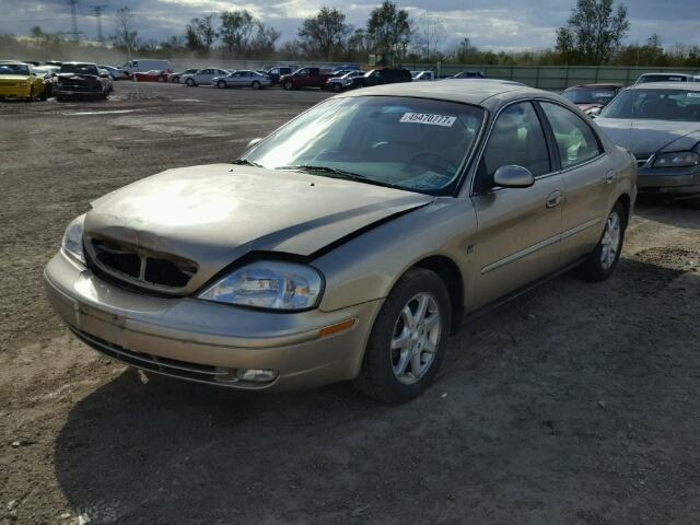 1MEFM55S1YA611827 - 2000 MERCURY SABLE LS P GOLD photo 2