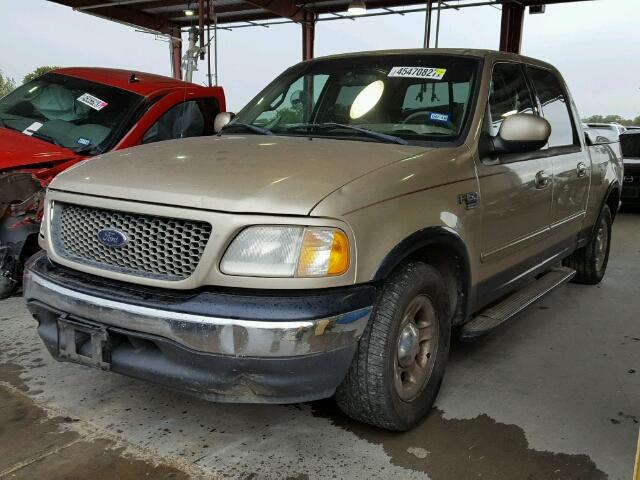 1FTRW07W11KE20730 - 2001 FORD F150 SUPER GOLD photo 2