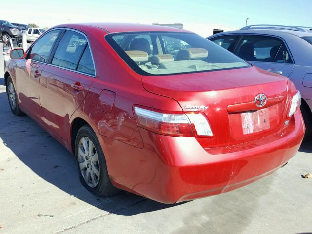 4T1BB46K69U070137 - 2009 TOYOTA CAMRY HYBR RED photo 3