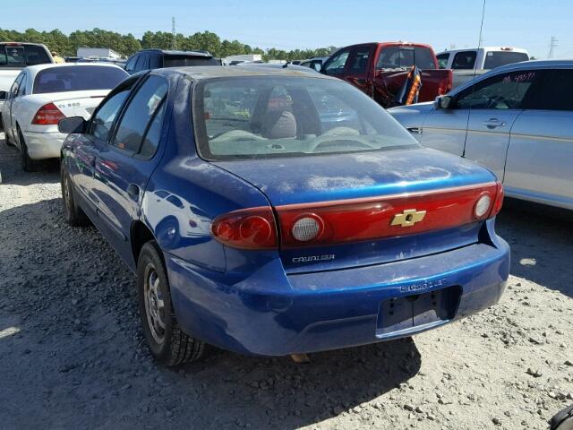 1G1JC52FX57159917 - 2005 CHEVROLET CAVALIER BLUE photo 3