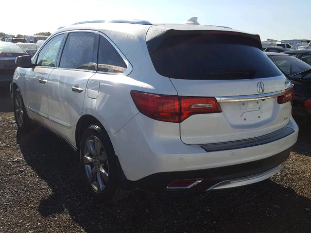 5FRYD4H95GB019042 - 2016 ACURA MDX ADVANC WHITE photo 3