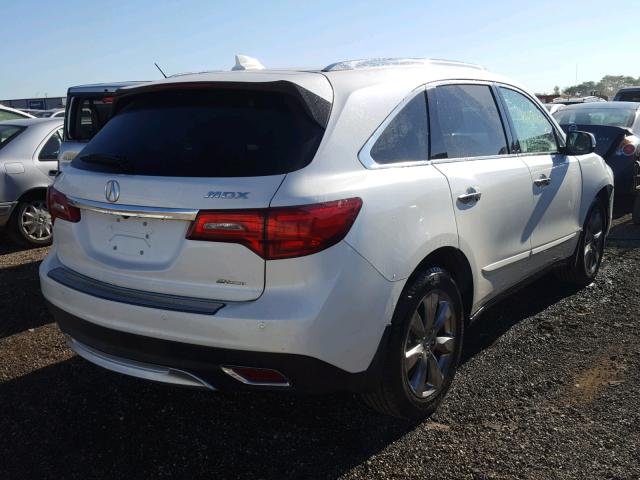 5FRYD4H95GB019042 - 2016 ACURA MDX ADVANC WHITE photo 4