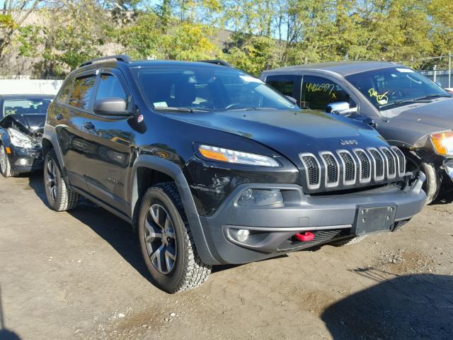 1C4PJMBB5EW161384 - 2014 JEEP CHEROKEE T BLACK photo 1