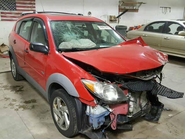 5Y2SL62843Z431138 - 2003 PONTIAC VIBE RED photo 1