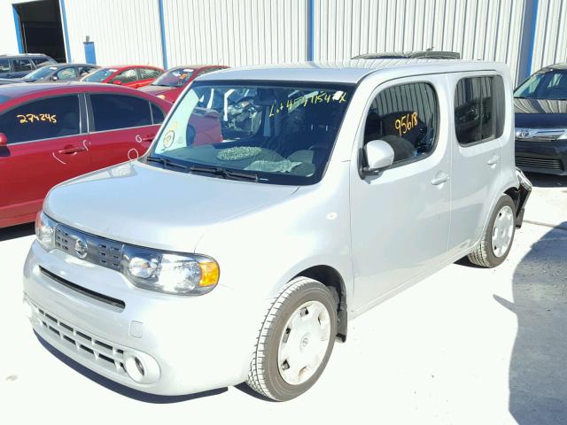 JN8AZ2KR8CT250806 - 2012 NISSAN CUBE SILVER photo 2