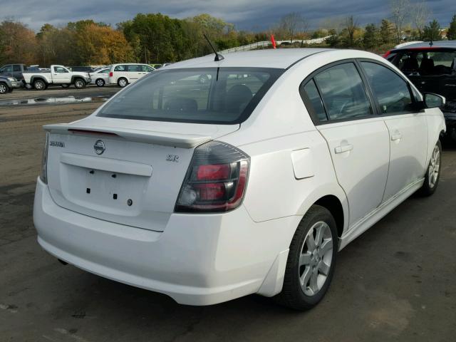 3N1AB6AP5AL705509 - 2010 NISSAN SENTRA 2.0 WHITE photo 4