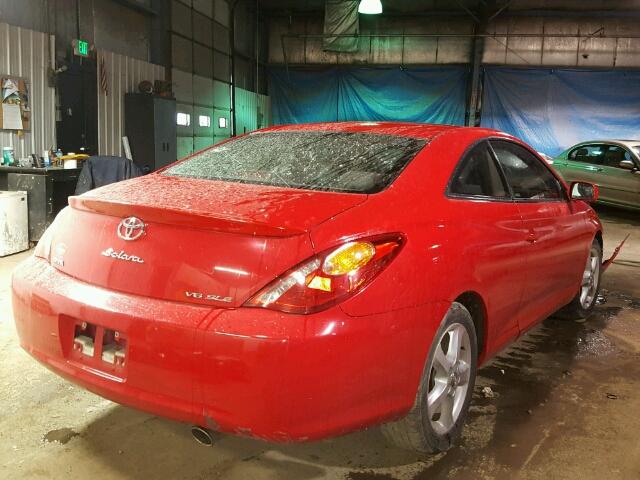 4T1CA30P56U104554 - 2006 TOYOTA CAMRY SOLA RED photo 4