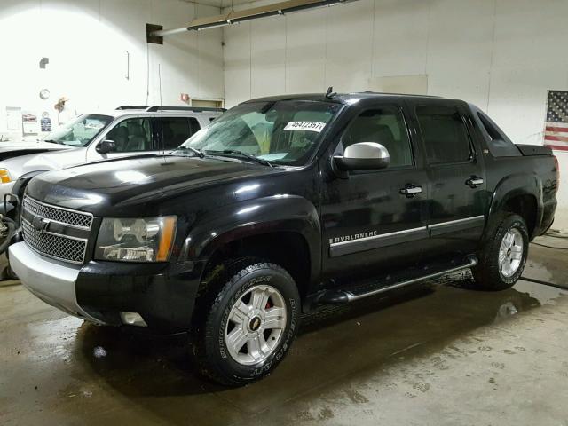 3GNFK12367G307073 - 2007 CHEVROLET AVALANCHE BLACK photo 2