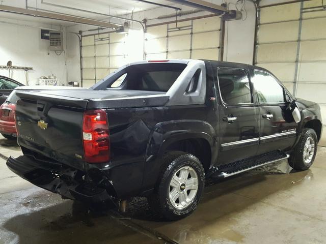 3GNFK12367G307073 - 2007 CHEVROLET AVALANCHE BLACK photo 4