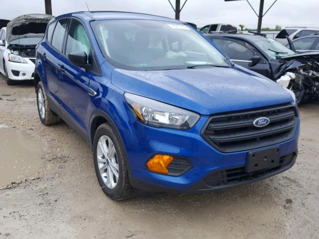 1FMCU0F77JUB72117 - 2018 FORD ESCAPE S BLUE photo 1