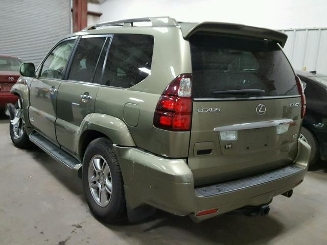 JTJBT20X680149045 - 2008 LEXUS GX 470 GREEN photo 3