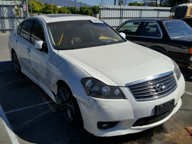 JNKBY01E78M500560 - 2008 INFINITI M45 BASE WHITE photo 1