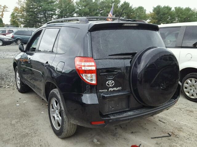 JTMBF4DVXAD033165 - 2010 TOYOTA RAV4 BLACK photo 3