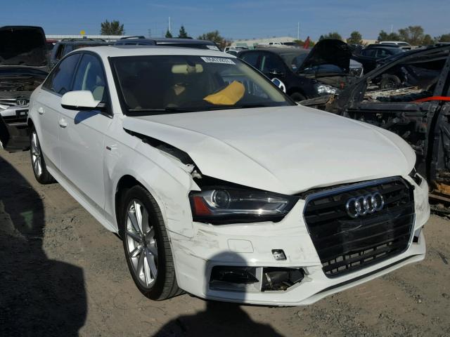 WAUEFAFL4EN042500 - 2014 AUDI A4 PREMIUM WHITE photo 1