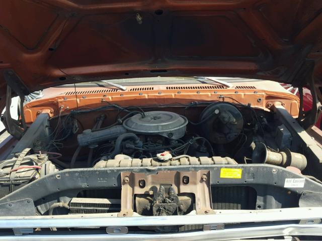 F26SRY87702 - 1977 FORD F 250 ORANGE photo 7