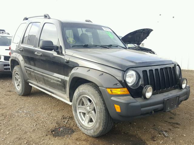 1J4GL38K66W126389 - 2006 JEEP LIBERTY RE BLACK photo 1