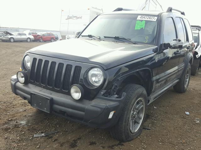 1J4GL38K66W126389 - 2006 JEEP LIBERTY RE BLACK photo 2