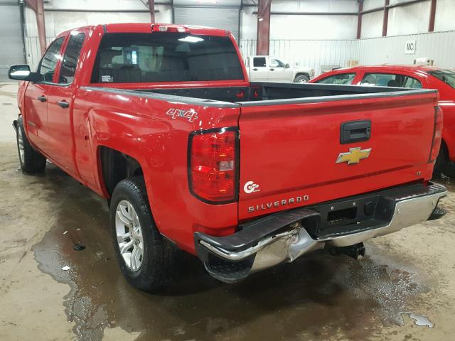 1GCVKREC9EZ260763 - 2014 CHEVROLET SILVERADO RED photo 3