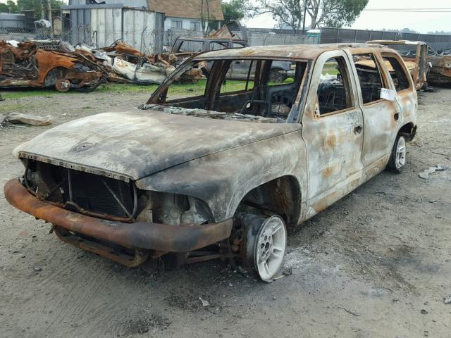 1B4HS28Z3XF620390 - 1999 DODGE DURANGO BURN photo 2