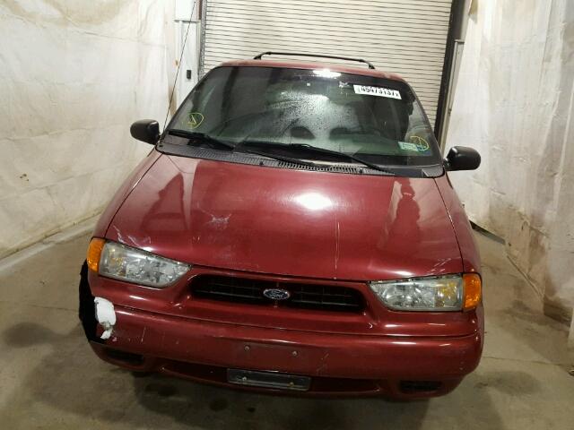 2FMZA5144WBD21450 - 1998 FORD WINDSTAR W RED photo 9