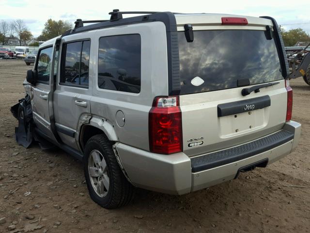 1J8HG48K18C146065 - 2008 JEEP COMMANDER TAN photo 3