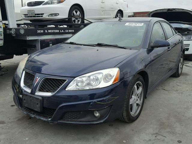 1G2ZJ57K894273352 - 2009 PONTIAC G6 BLUE photo 2