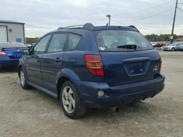 5Y2SL65817Z437609 - 2007 PONTIAC VIBE BLUE photo 3